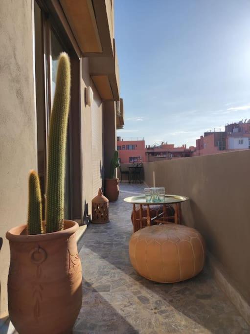 شقة Plein Centre Marrakech, Grand Balcon Filant مراكش المظهر الخارجي الصورة