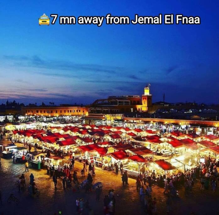 شقة Plein Centre Marrakech, Grand Balcon Filant مراكش المظهر الخارجي الصورة